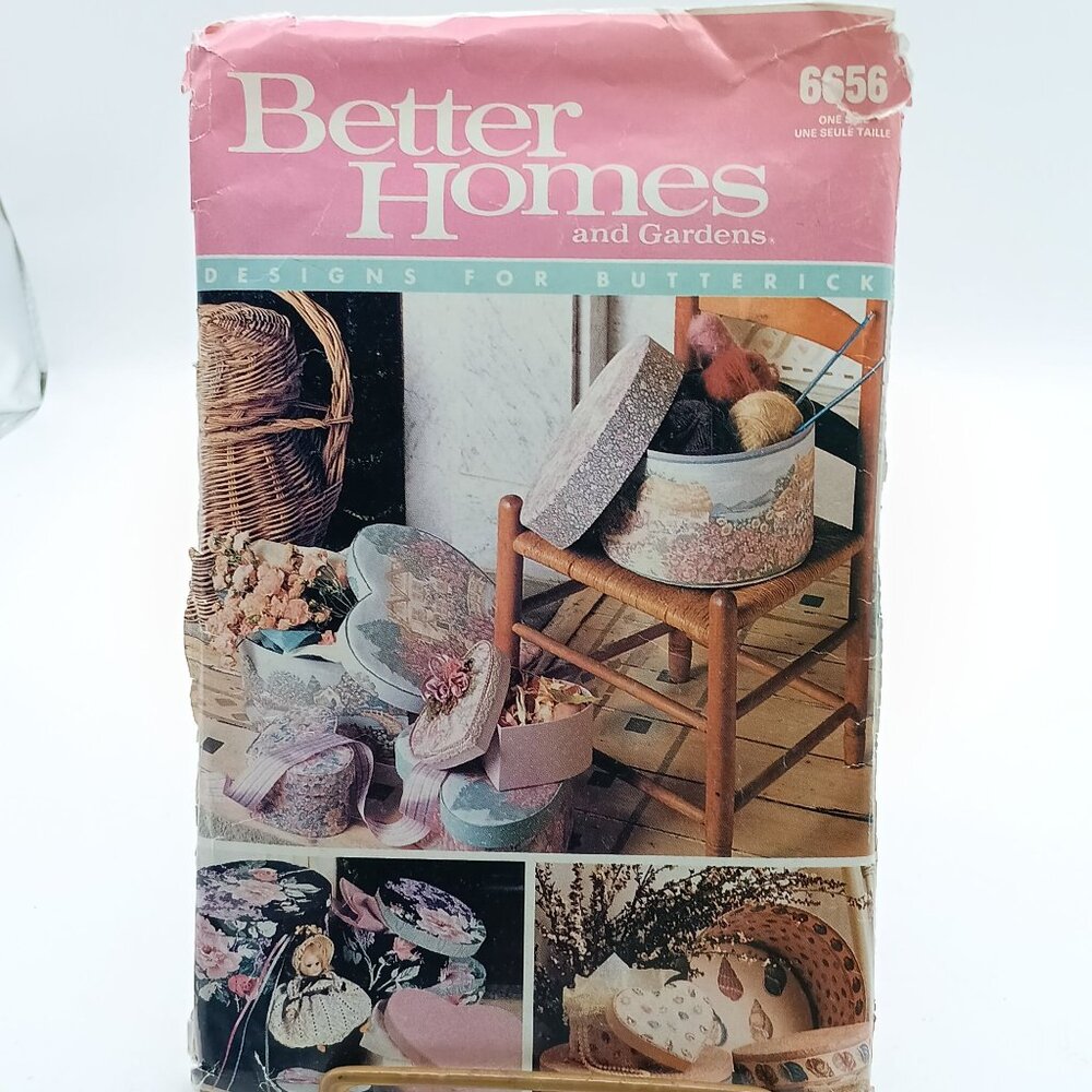 UNCUT Vintage Better Homes & Gardens Vintage Butterick Craft Pattern 6656